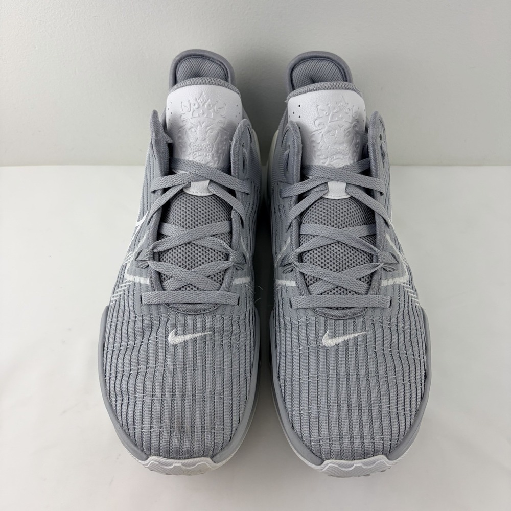 Nike LeBron Witness 6 TB Wolf Grey White Basketball Shoes Men's Size 12 - Picture 2 of 9